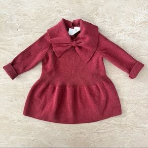 H&M Knit Dress with Shawl Collar